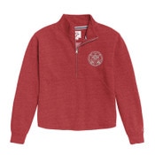 USC Trojans Women's League Cardinal Seal Victory Springs 1/4 Zip Top